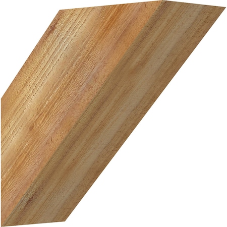 Ekena Millwork 6"W x 14"D x 14"H Traditional Rough Sawn Knee Brace, Western Red Cedar BRC06X14X14TRA00RWR